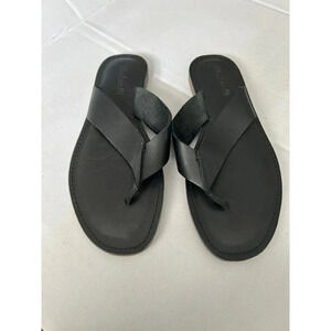 Madewell The Boardwalk Leather Flip Flops Thong Sandals